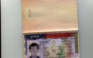 恭喜金女士通过美国投资移民面谈并获得移民签证