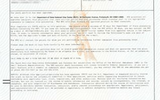 祝贺我司客户X先生收到美国投资移民I-526批准函