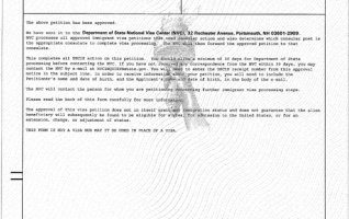 祝贺徐先生成功获得美国投资移民批准函