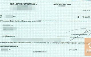 祝贺美国EB-5客户H女士获得2015年项目分红