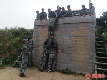 洞头军事拓展——员工感言