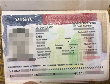 祝贺我司C先生通过美国移民面试